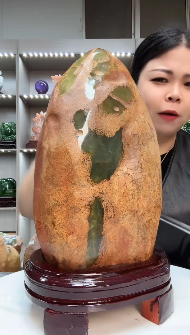石材天然岫岩玉摆件