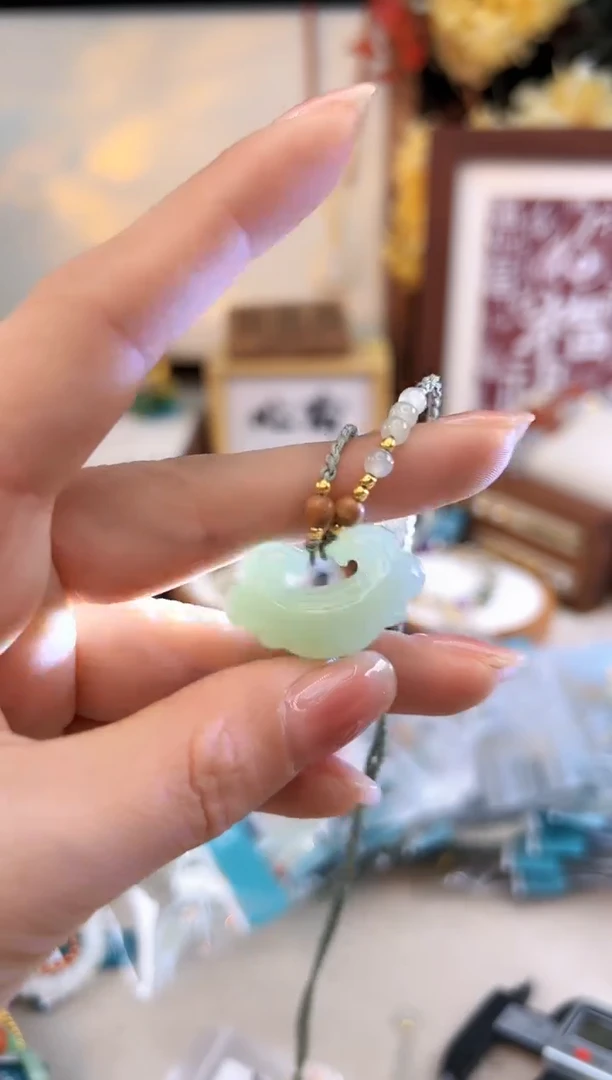 【闪购商品】和田玉颈饰银S925镶嵌@@C921D015974