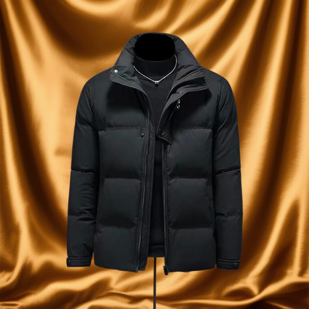 维斯克纳时尚冬季新款男士白鸭绒羽绒服商务休闲潮牌保暖防寒外套