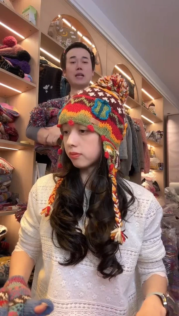 羊毛美丽如叠叠福气