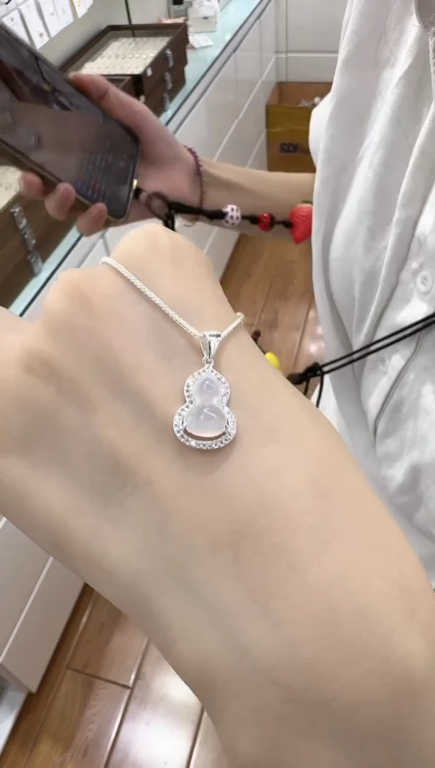 吊坠足银无足银葫芦吊坠