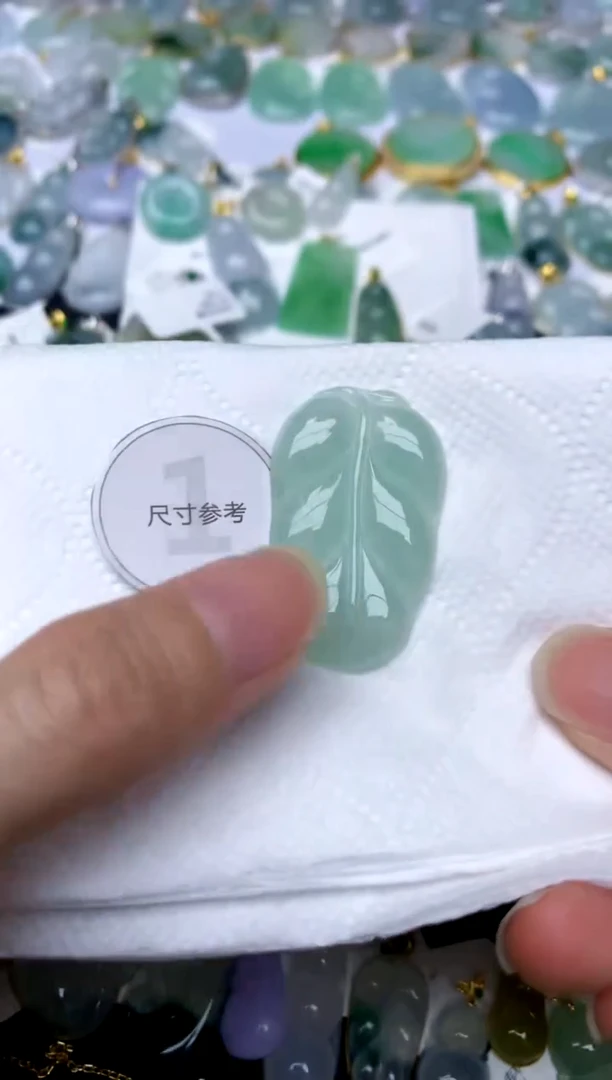 颈饰未镶嵌翡翠天然A货翡翠