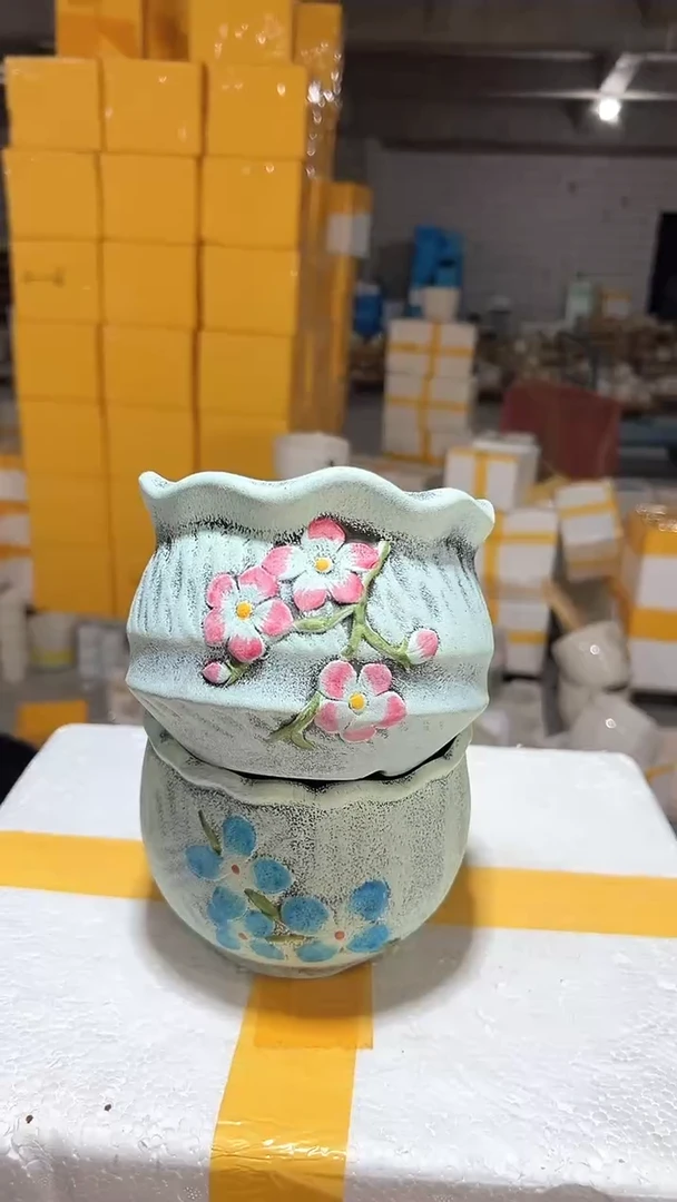 高温陶瓷花盆+Q521