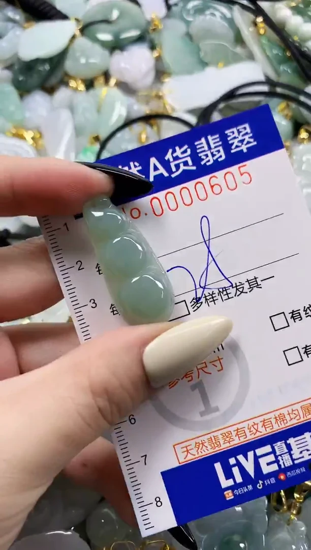 颈饰未镶嵌翡翠天然A货翡翠