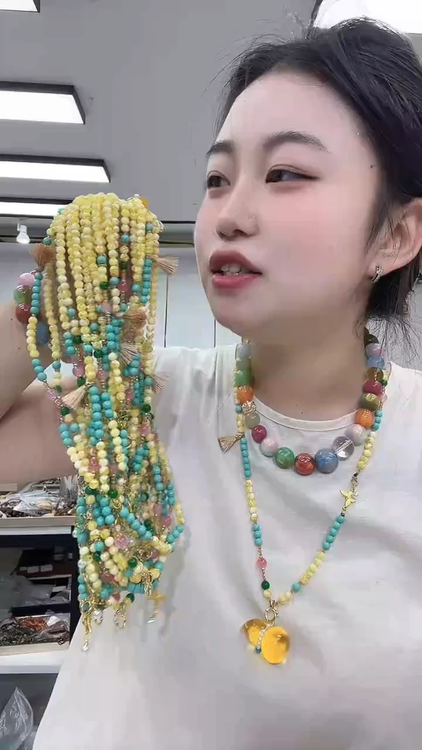 玛瑙/玉髓颈饰合金3102项链