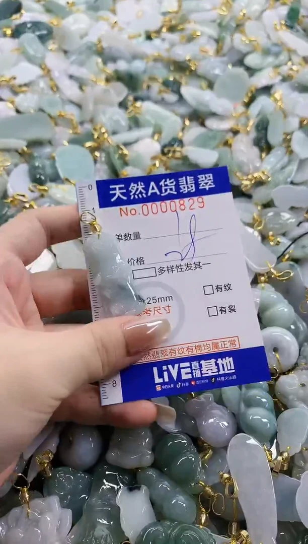 颈饰未镶嵌翡翠天然A货翡翠