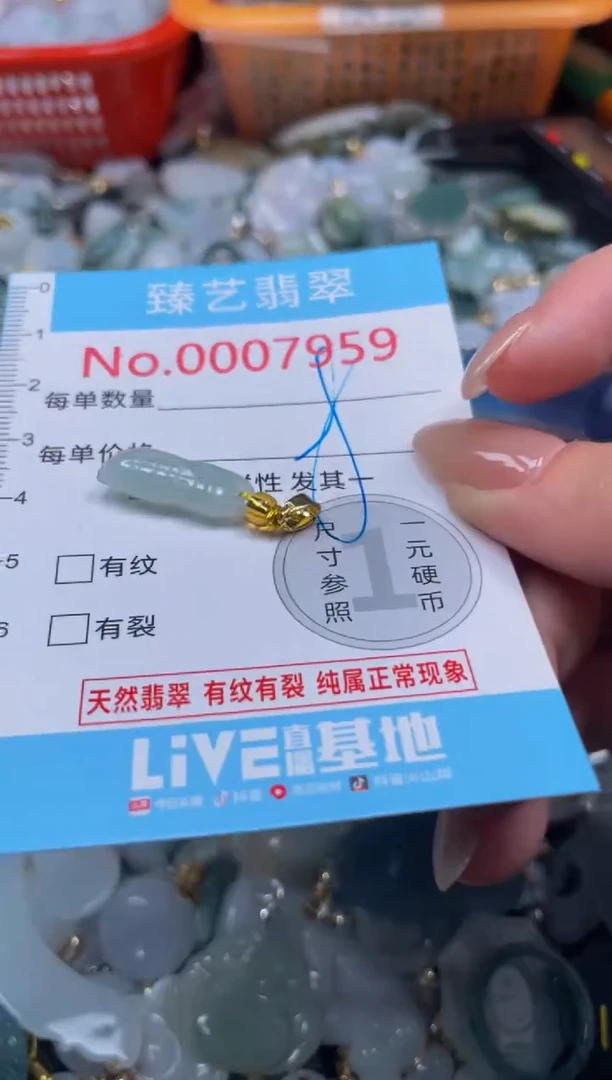 颈饰未镶嵌翡翠7959