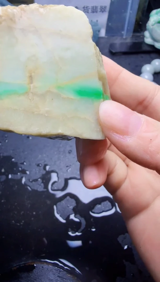 未镶嵌挂件翡翠肉*天然翡翠038