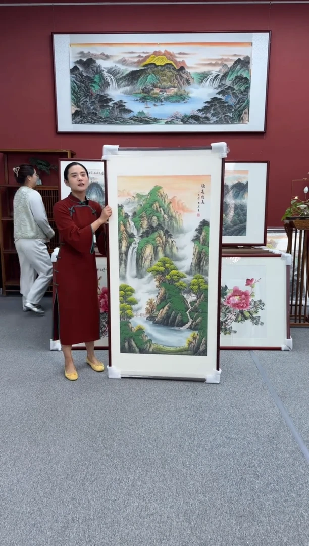 国画手绘 源远流长  172*85