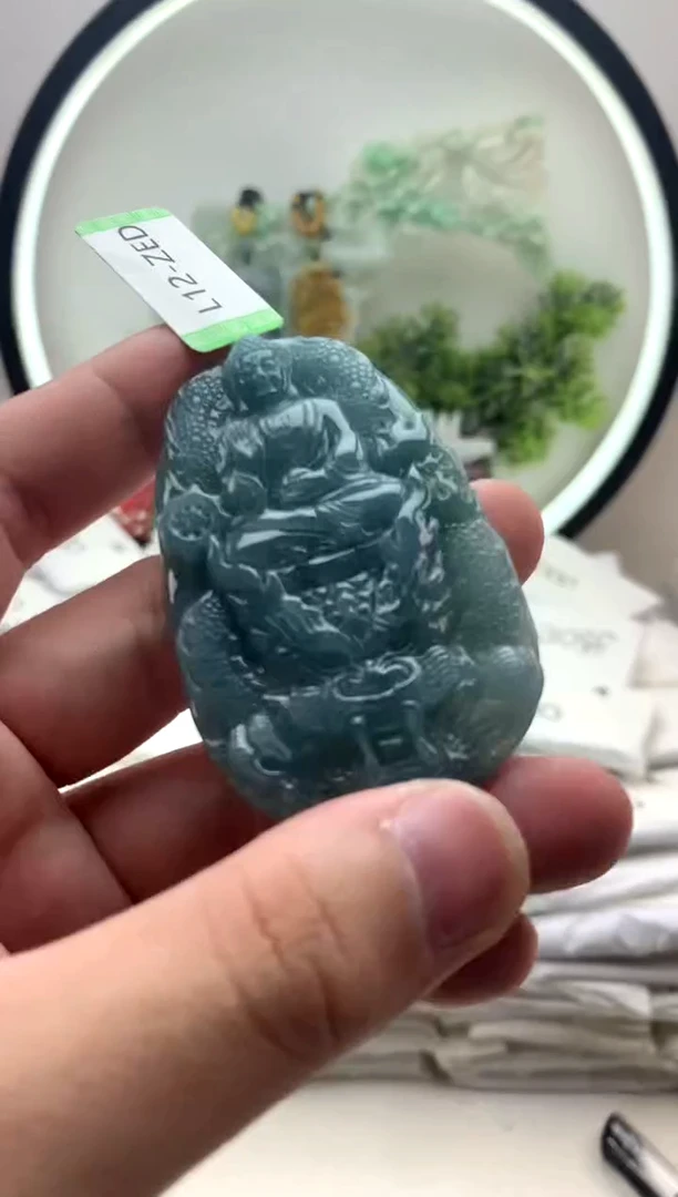颈饰未镶嵌翡翠阿弥陀佛