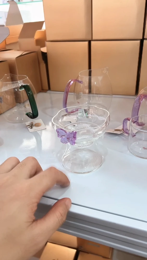 禾器蝶梦滤网浅紫色