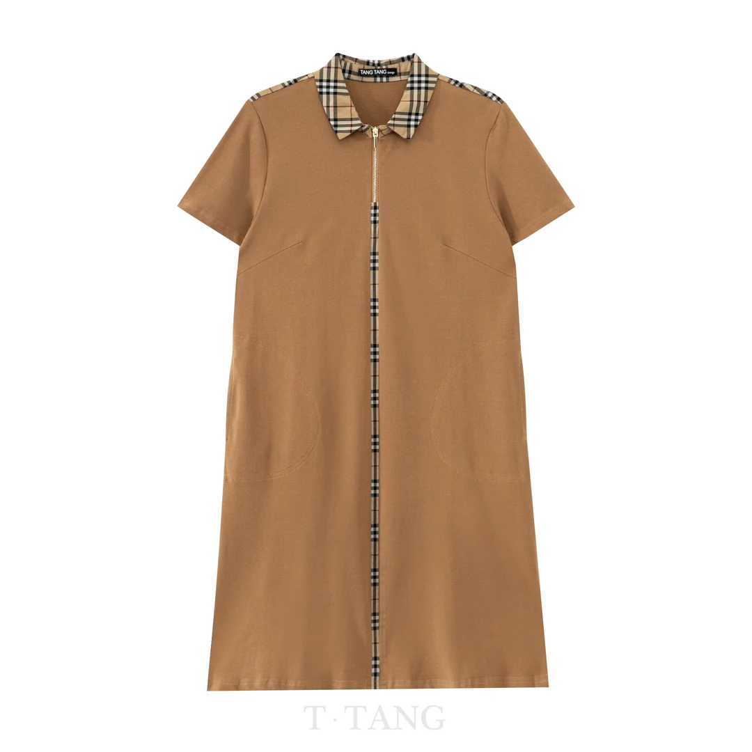 FL显瘦时尚休闲百搭女士连衣裙【895】