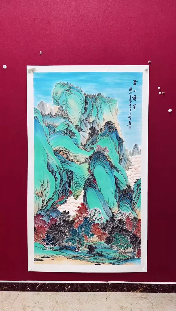 国画师文娟国画作品