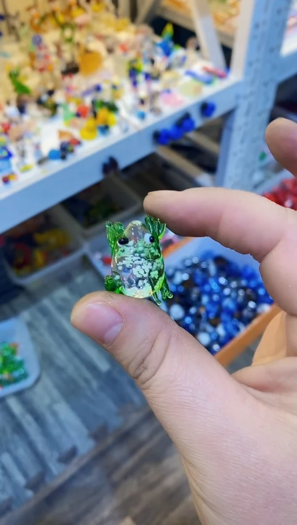 【闪购商品】琉璃手工艺品夜光青蛙