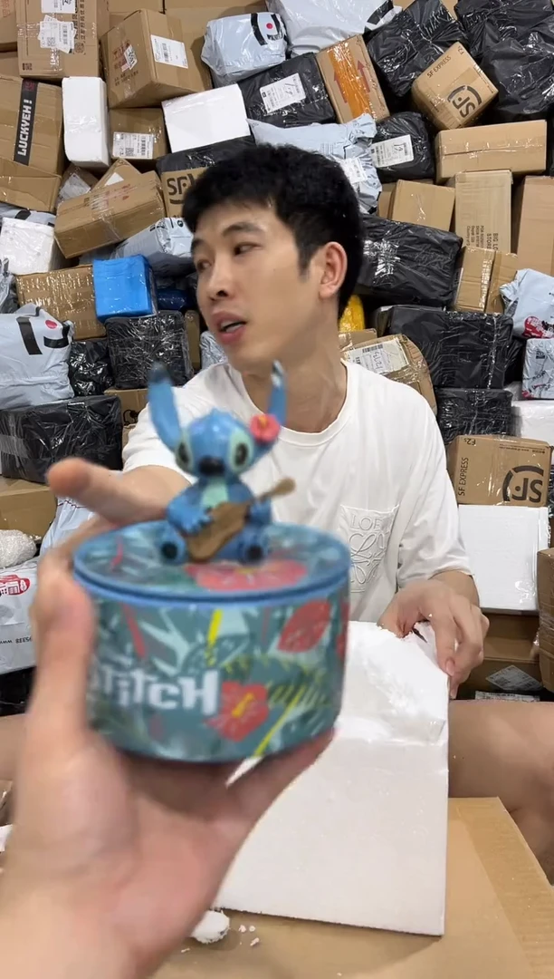 瓷片史迪仔首饰盒