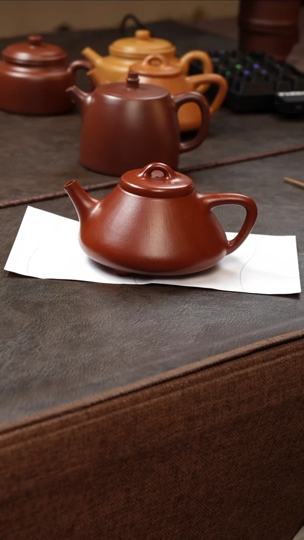 茶壶紫砂壶·16朱泥子冶245cc
