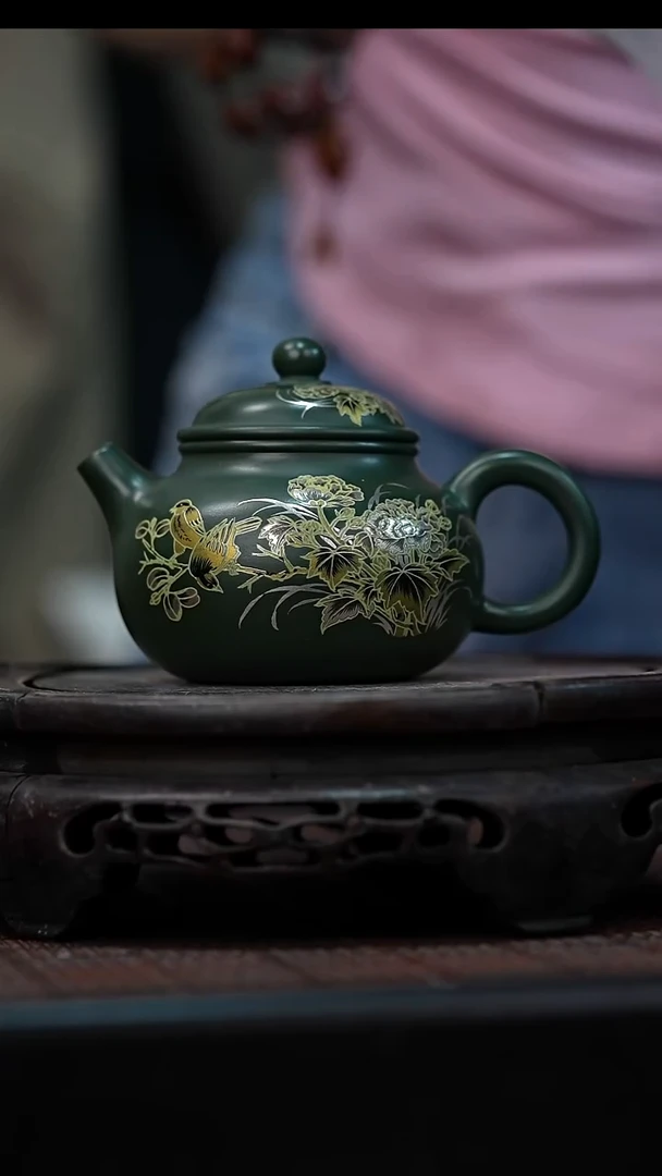 茶壶紫砂宜兴岁颐传砂原矿全手12