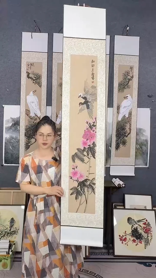 国画175*32吴铁成作品