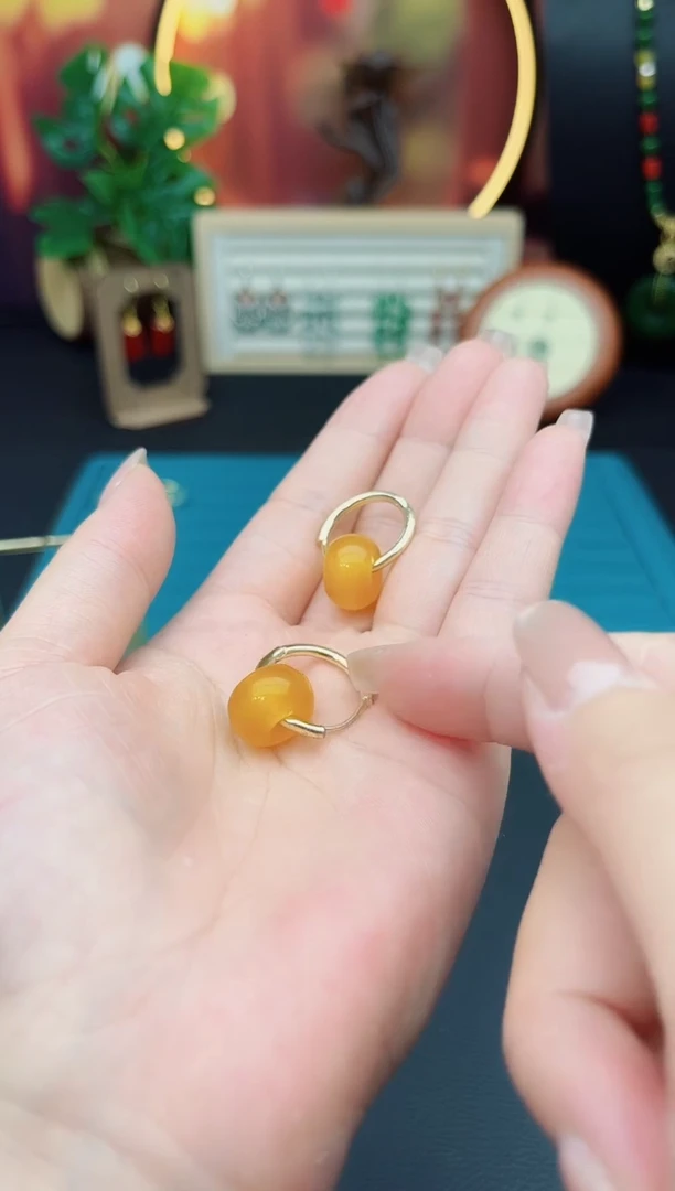 玛瑙/玉髓耳饰未镶嵌536000