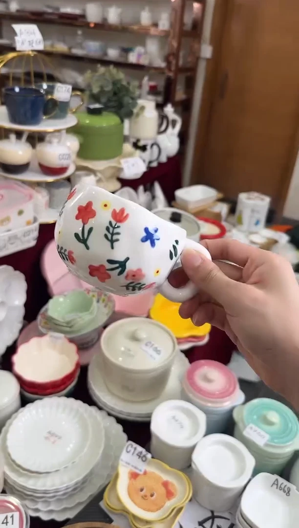 摆件陶C219   库存微瑕陶瓷餐具