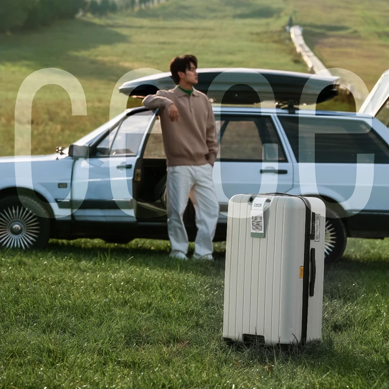 CECE2025新款多功能PC智能行李箱密码旅行箱大容量拉杆箱男女皮箱