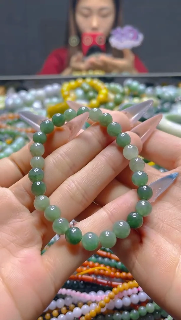 颈饰未镶嵌翡翠7MM