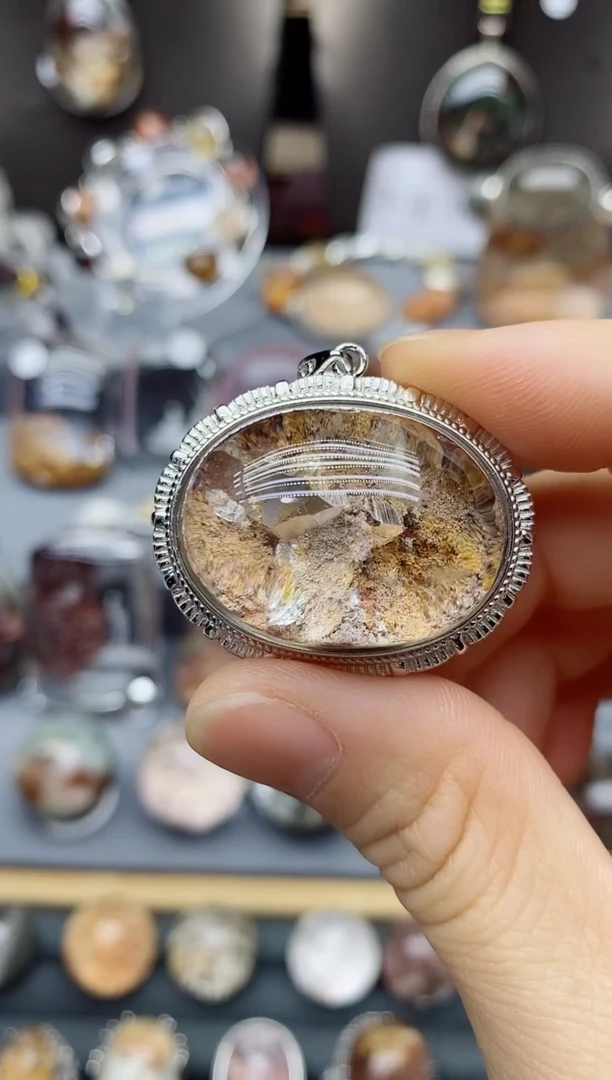 银S925镶嵌珠宝半成品水晶富**人定制