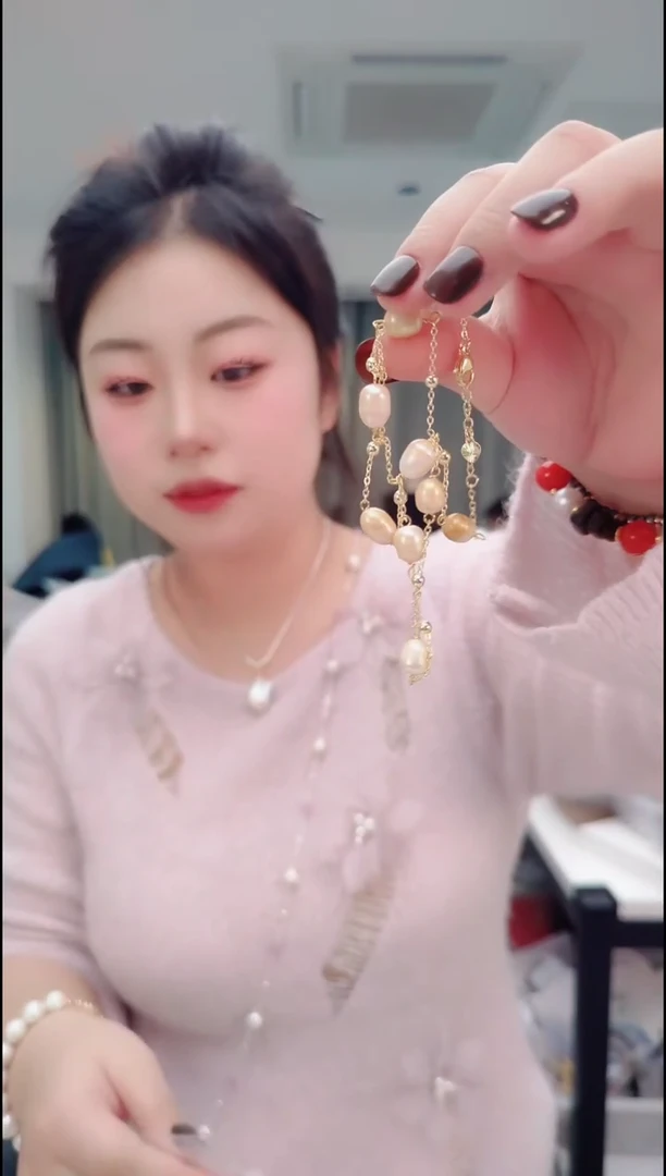 颈饰未镶嵌淡水珍珠0136满天星