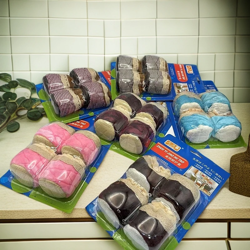 D#桌椅脚护套防滑防磕碰不留痕迹-六色随机发