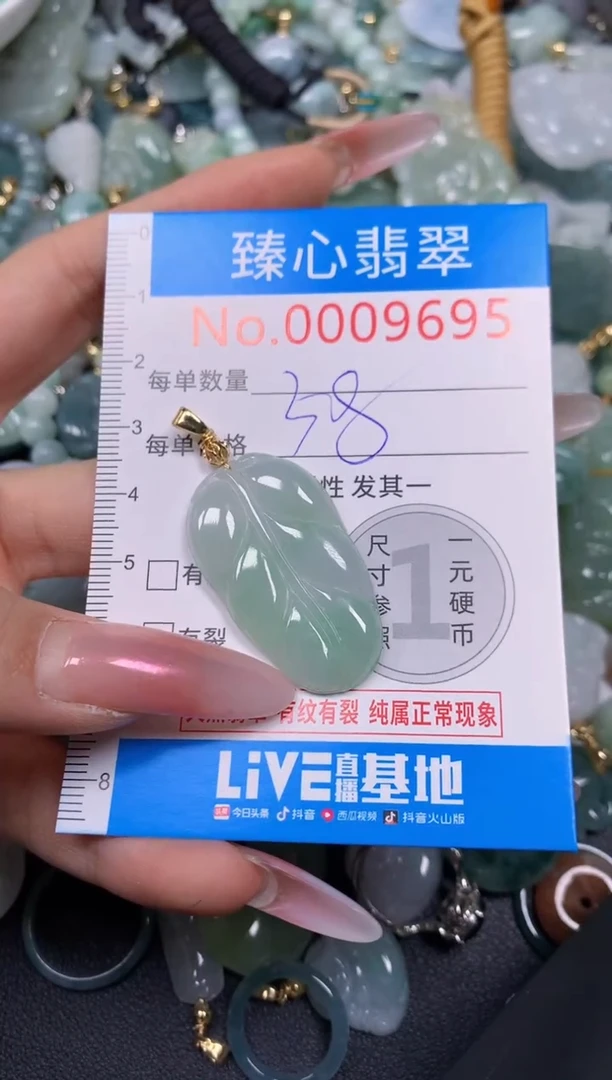 【闪购商品】翡翠颈饰未镶嵌含绳0009695