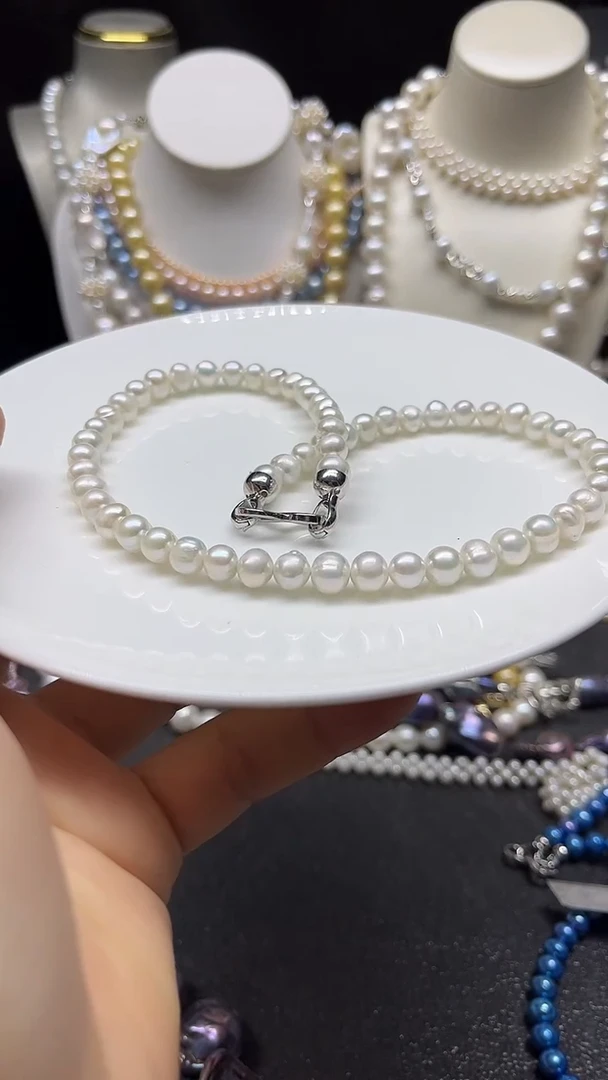 颈饰未镶嵌淡水珍珠多人