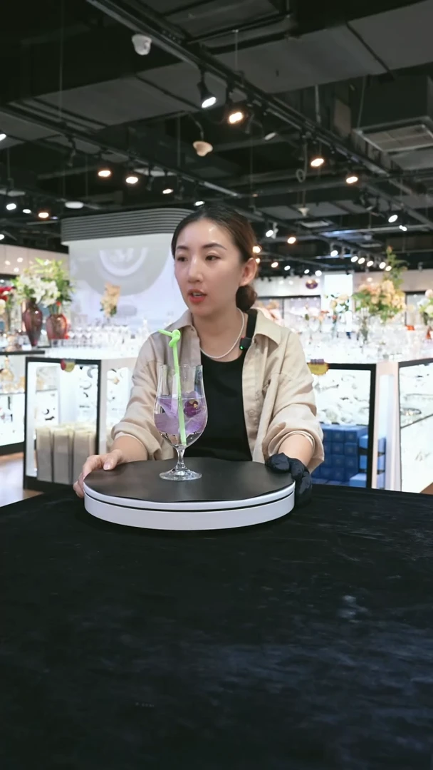 水晶平底款6支果汁两用杯