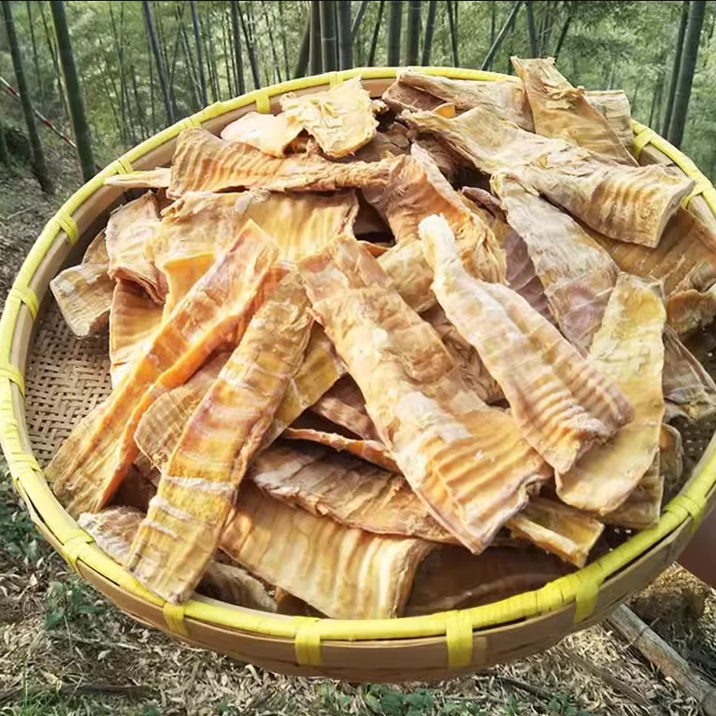 畲乡土特产高山玉笋片野生笋干免切免泡发嫩笋片火锅食材500g包装