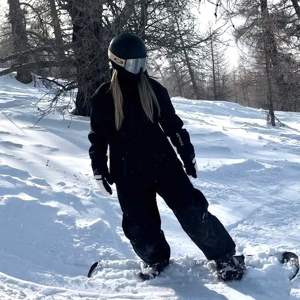 海军蓝 工装羽绒裤 冬季加绒防风运动裤 6832