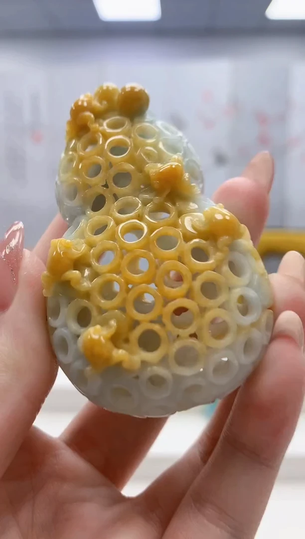 未镶嵌定制翡翠4868jw-毛货挂件45