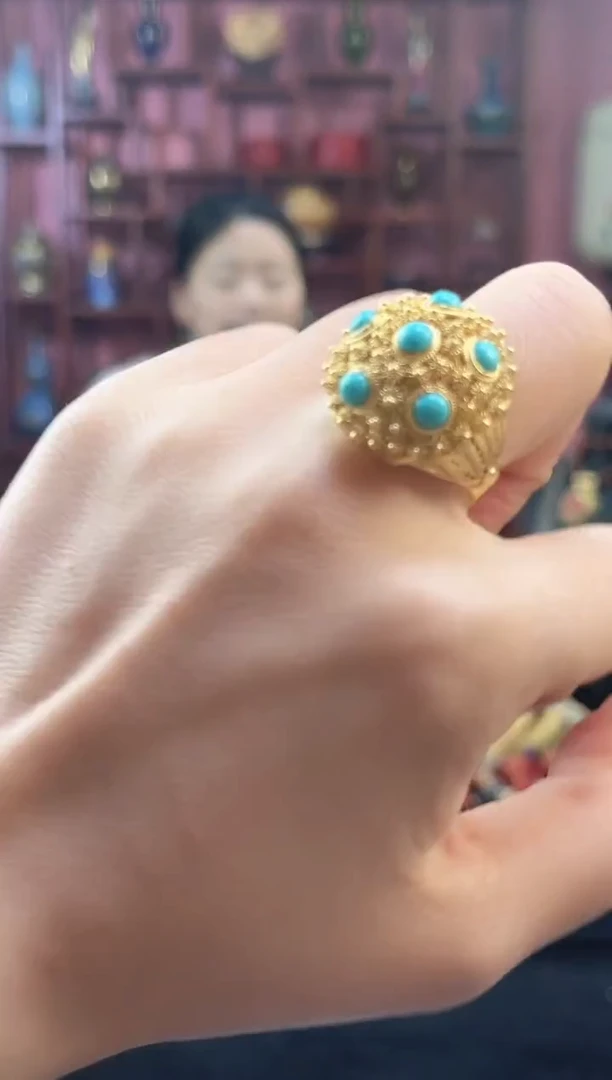 花丝镶嵌戒指精品