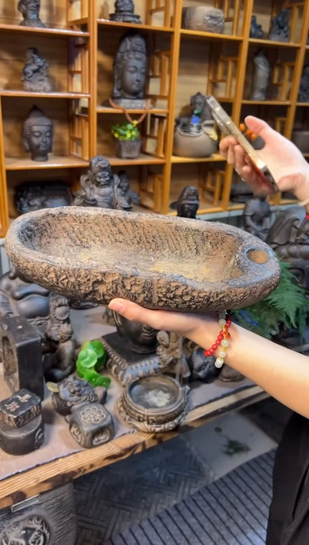 陶土【火山泥】牛槽盆
