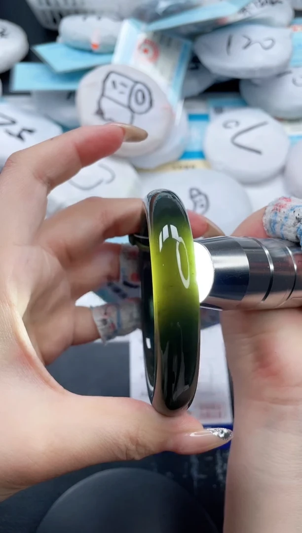 和田玉手镯未镶嵌27V275-59