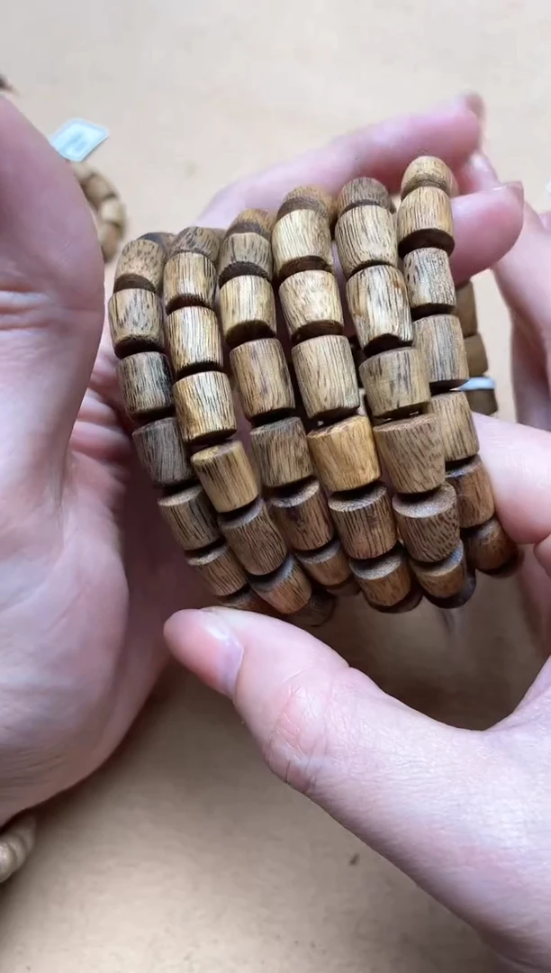 【闪购商品】沉香手串海南棋楠乌身随型单圈多样性发其一