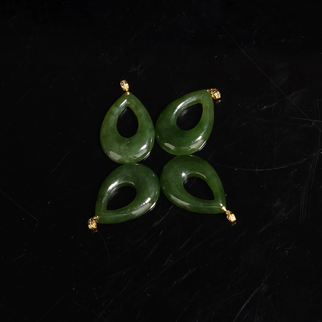 【上海友谊商店】XR0088和田玉凤尾吊坠新【多样性发一】