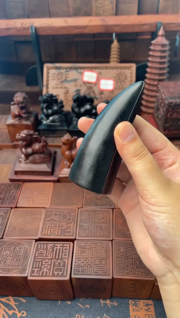 枣木尖头玉化大圣杯+说明书