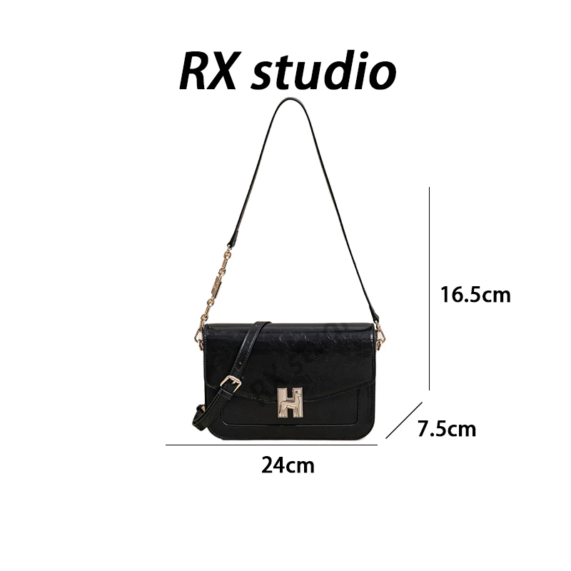 【南沙瑞熙】SK-83301-黑色-轻奢小众时尚百搭女士包包