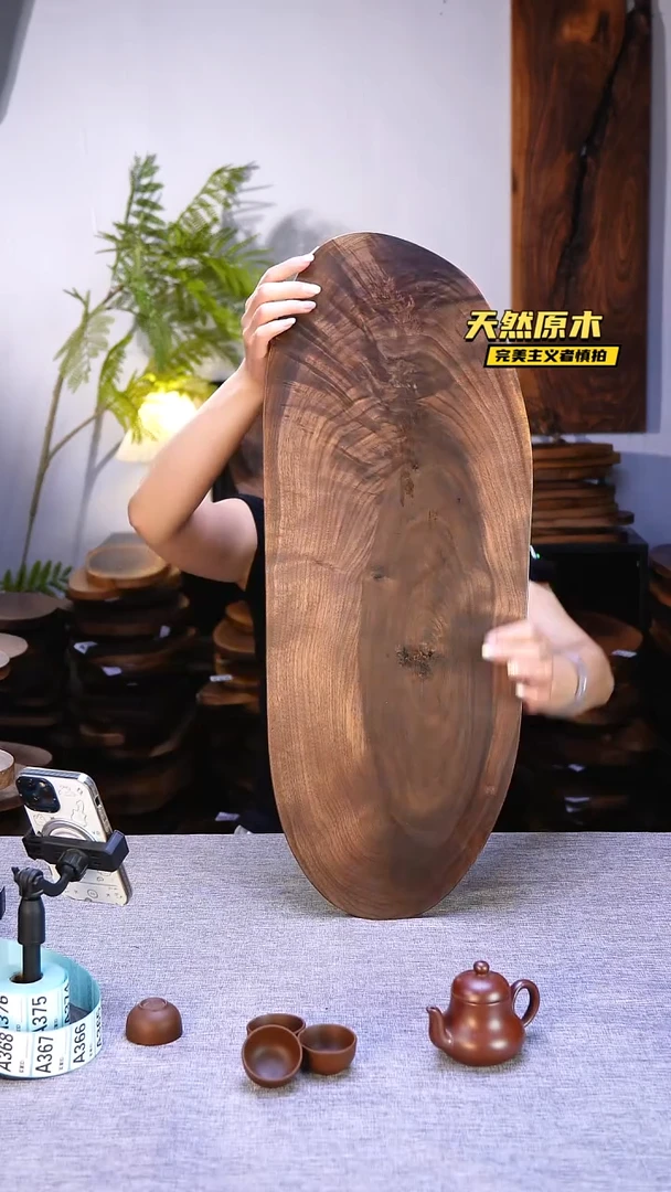 木北美黑胡桃原木.干裂疤结不属于商品质量问题完美主义者慎拍