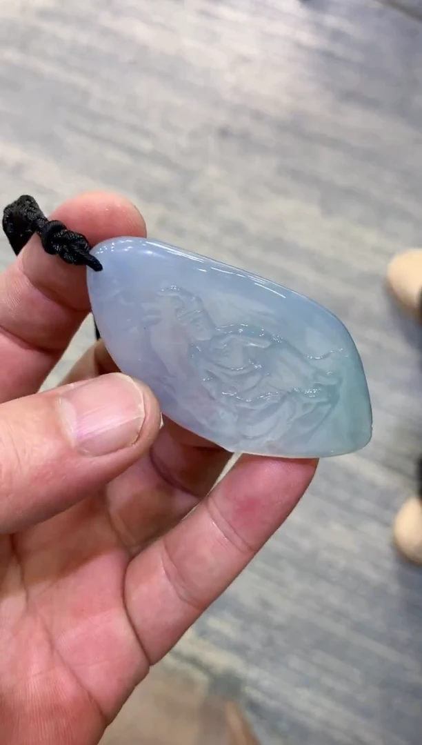 颈饰未镶嵌翡翠天然A货翡翠