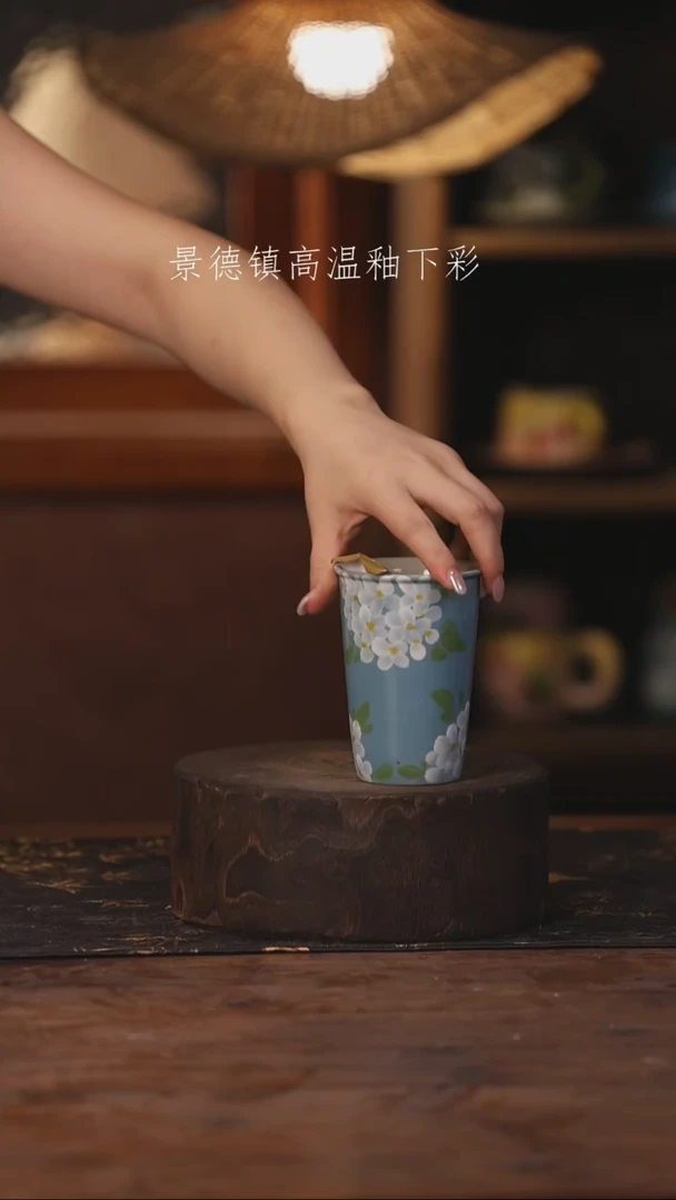 景德镇高温釉下手绘陶瓷034
