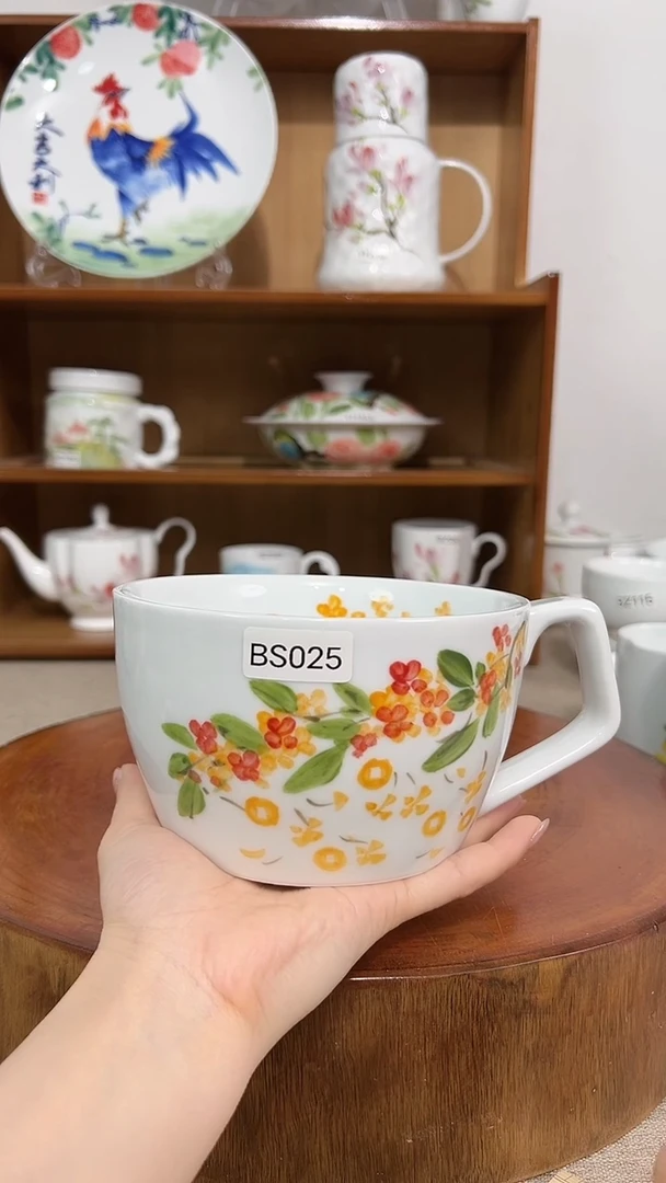 摆件景德镇手工手绘陶瓷餐具