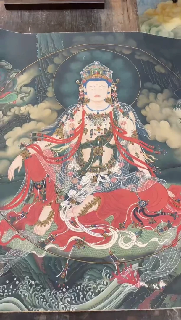 卷轴画刘洋画院老六专属w98