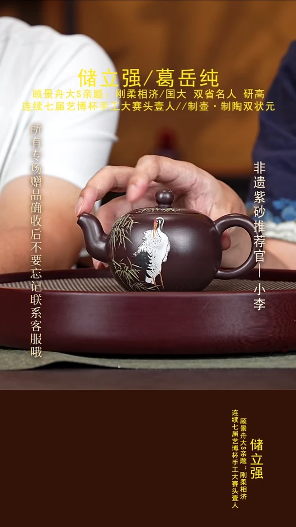 茶壶紫砂48 储立强 一粒珠 黑墩头 260CC