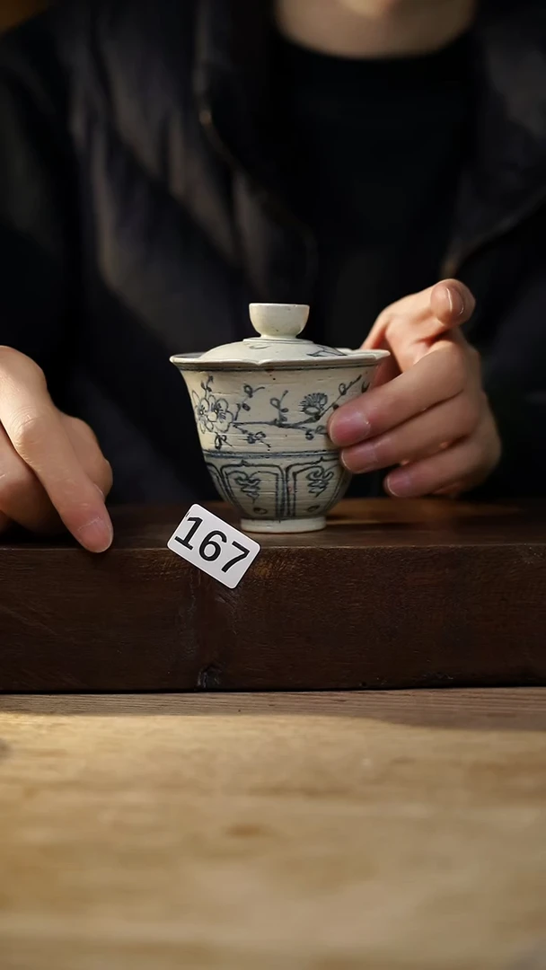 瓷片设计师手作！！！落单设计师福利！！盖碗