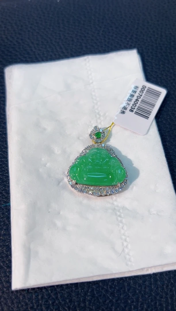 颈饰未镶嵌翡翠 缅料A货/支持复检/一件